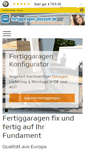 Mobile Screenshot of fertiggaragen-discount.de